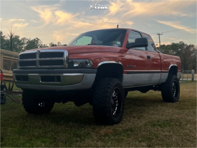 1 1999 Ram 1500 Dodge St Rough Country Leveling Kit Body Lift Hardcore Offroad Hc24 Black Milled