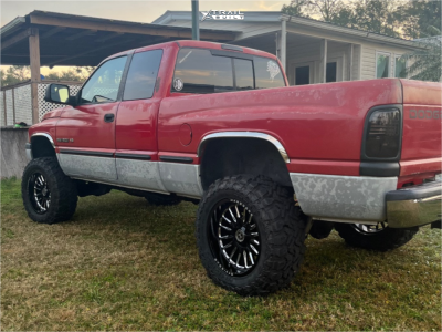 1 1999 Ram 1500 Dodge St Rough Country Leveling Kit Body Lift Hardcore Offroad Hc24 Black Milled