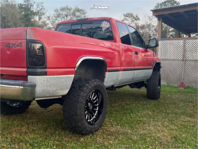 1 1999 Ram 1500 Dodge St Rough Country Leveling Kit Body Lift Hardcore Offroad Hc24 Black Milled
