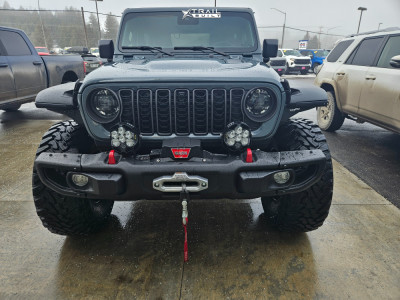 1 2024 Wrangler Jeep Rubicon Teraflex Suspension Lift 25in Method Mr319 Gloss Black