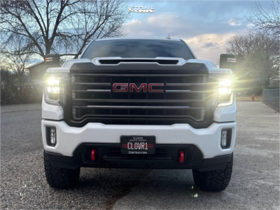 1 2022 Sierra 2500 Hd Gmc At4 Kryptonite Leveling Kit Moto Metal Mo810 Machined Black