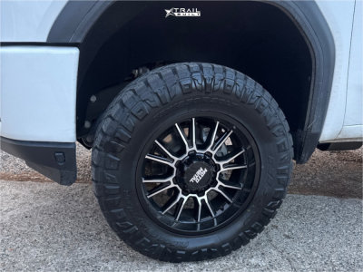 2022 GMC Sierra 2500 HD Wheel Offset Aggressive > 1" Outside Fender