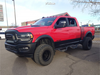 1 2024 2500 Ram Power Wagon Bds Leveling Kit Vision Tactical Satin Black