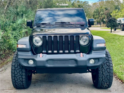 1 2018 Wrangler Jl Jeep Unlimited Sport Rough Country Suspension Lift 35in Tis 544bm Black Milled