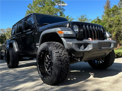 1 2018 Wrangler Jl Jeep Unlimited Sport Rough Country Suspension Lift 35in Tis 544bm Black Milled