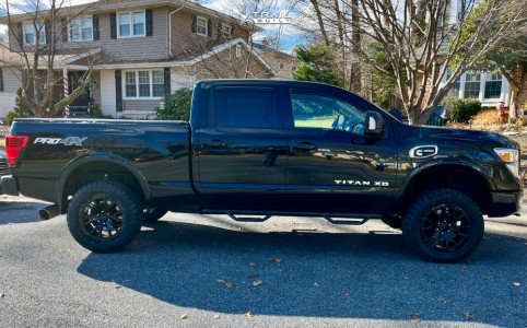 1 2016 Titan Xd Nissan Pro 4x Rough Country Suspension Lift 3in Factory Reproductions Fr99 Gloss Black