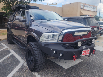 1 2018 1500 Ram Laramie Rough Country Suspension Lift 6in Method Mr703 Matte Black