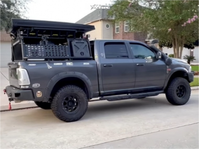 1 2018 1500 Ram Laramie Rough Country Suspension Lift 6in Method Mr703 Matte Black