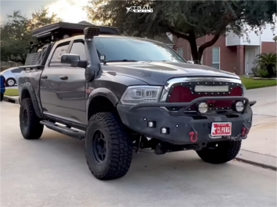 1 2018 1500 Ram Laramie Rough Country Suspension Lift 6in Method Mr703 Matte Black