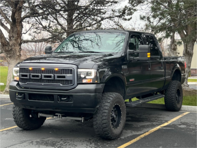 1 2004 F 250 Super Duty Ford Xlt Rough Country Suspension Lift 4in Fuel Krank Black