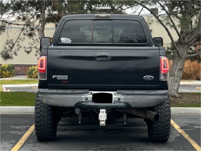 1 2004 F 250 Super Duty Ford Xlt Rough Country Suspension Lift 4in Fuel Krank Black