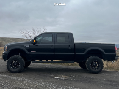 1 2004 F 250 Super Duty Ford Xlt Rough Country Suspension Lift 4in Fuel Krank Black