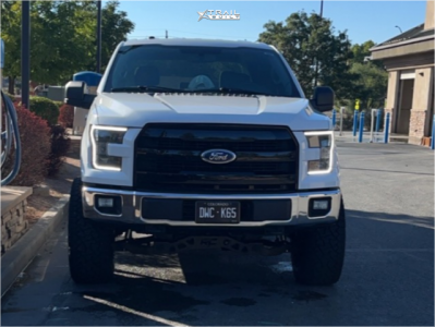 1 2016 F 150 Ford Xlt Rough Country Suspension Lift 4in Fuel Rebel 6 Black