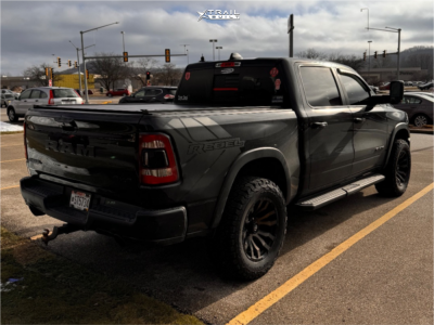 1 2019 1500 Ram Rebel Unknown Leveling Kit Fuel Blitz Black Tint