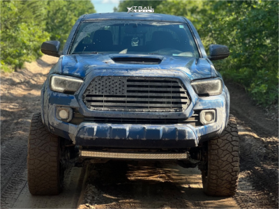 1 2016 Tacoma Toyota Trd Sport Rough Country Suspension Lift 6in Rough Country 95 Series Gloss Black
