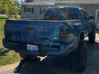 1 2016 Tacoma Toyota Trd Sport Rough Country Suspension Lift 6in Rough Country 95 Series Gloss Black