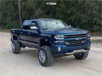 2018 Chevrolet Silverado 1500 - 20x12 -51mm - Vision Rocker - Suspension Lift 6" - 35" x 12.5"