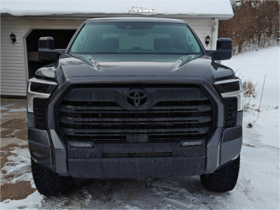 1 2024 Tundra Toyota Sr5 Rough Country Suspension Lift 35in Moto Metal Mo812 Gloss Black