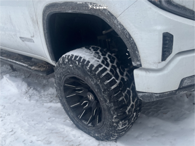 2024 GMC Sierra 1500 Wheel Offset Aggressive > 1" Outside Fender