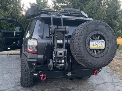 1 2022 4runner Toyota Sr5 Icon Suspension Lift 25in Black Rhino Dugger Black