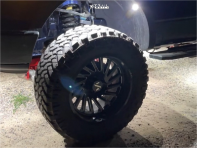 1 2005 F 150 Ford Lariat Rough Country Suspension Lift 6in Arkon Off Road Caesar Black Milled