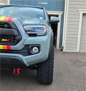 1 2022 Tacoma Toyota Trd Off Road Bilstein Leveling Kit Raceline Rogue Satin Black