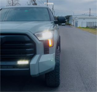 1 2025 Tundra Toyota Sr5 Rough Country Suspension Lift 35in Fuel Rebel Black