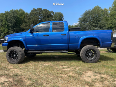 1 2008 Ram 2500 Dodge Slt Rough Country Suspension Lift 6in Hostile H108 Black