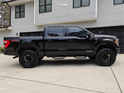1 2021 F 150 Ford Lariat Bds Suspension Lift 6in Lock Offroad Wheels Krawler Matte Black