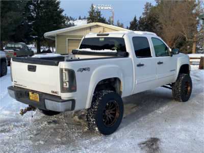 1 2011 Sierra 1500 Gmc Sle Rough Country Suspension Lift 75in Anthem Off Road Talon Bronze