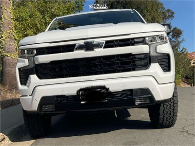 1 2024 Silverado 1500 Chevrolet Rst Cognito Suspension Lift 3in Method 305 Nv Matte Black