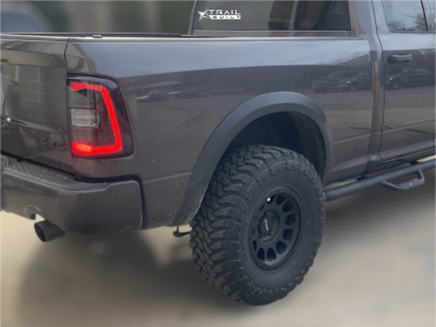 1 2015 1500 Ram Tradesman Rough Country Suspension Lift 4in Method Mr305 Double Black