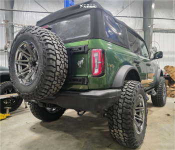 1 2023 Bronco Ford Badlands Readylift Suspension Lift 35in Fuel Brawl Gray