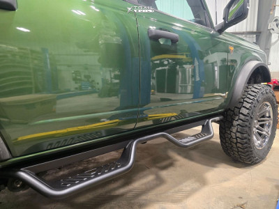 1 2023 Bronco Ford Badlands Readylift Suspension Lift 35in Fuel Brawl Gray