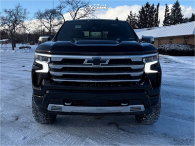 1 2025 Silverado 1500 Chevrolet High Country Bds Suspension Lift 4in Gear Off Road Primacy Gloss Black