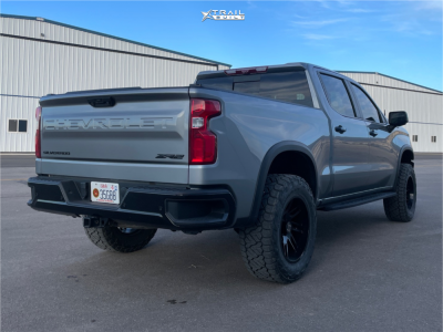 1 2023 Silverado 1500 Chevrolet Zr2 Readylift Leveling Kit Arkon Off Road Davinci Gloss Black