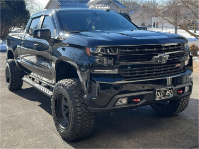 1 2021 Silverado 1500 Chevrolet Lt Trail Boss Zone Offroad Suspension Lift 4in Tis 560b Gloss Black