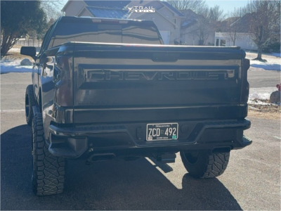 1 2021 Silverado 1500 Chevrolet Lt Trail Boss Zone Offroad Suspension Lift 4in Tis 560b Gloss Black