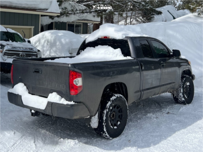 1 2016 Tundra Toyota Sr5 King Suspension Lift 25in Method Mr 308 Matte Black