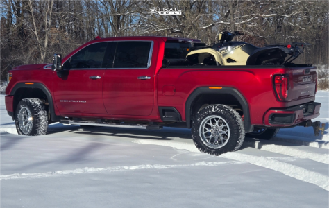 1 2021 Sierra 2500 Hd Gmc Denali Unknown Leveling Kit Hardcore Offroad Hc104 Chrome