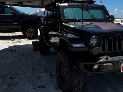 2021 Jeep Wrangler Wheel Offset Aggressive > 1" Outside Fender