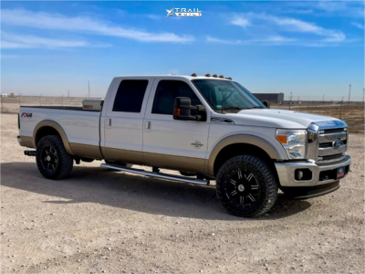 1 2012 F 250 Super Duty Ford Lariat Stock Stock Anthem Off Road Equalizer Black Milled