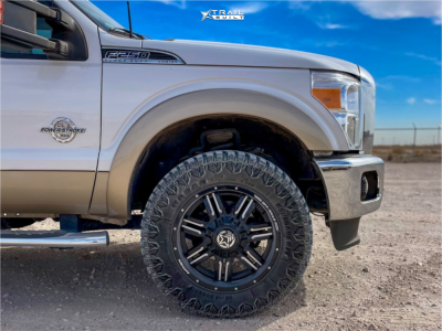 1 2012 F 250 Super Duty Ford Lariat Stock Stock Anthem Off Road Equalizer Black Milled