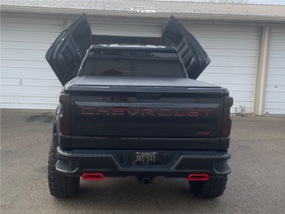 1 2020 Silverado 1500 Chevrolet Lt Trail Boss Rough Country Suspension Lift 4in Tis 544bmr Black Red