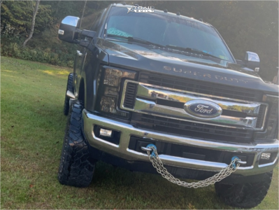 1 2017 F 250 Super Duty Ford Xlt Bilstein Leveling Kit Fuel Maverick Black Milled