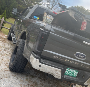 1 2017 F 250 Super Duty Ford Xlt Bilstein Leveling Kit Fuel Maverick Black Milled