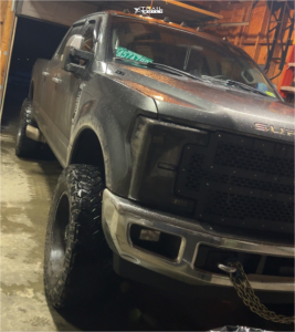 1 2017 F 250 Super Duty Ford Xlt Bilstein Leveling Kit Fuel Maverick Black Milled