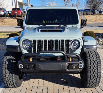 1 2023 Wrangler Jeep Unlimited Rubicon 392 Teraflex Leveling Kit Fuel Sfj Matte Bronze