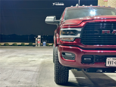 1 2019 2500 Ram Laramie Traxada Leveling Kit Hostile Crawler Machined