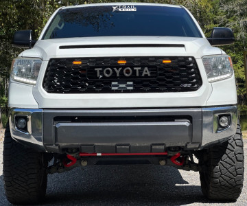 1 2016 Tundra Toyota 1794 Edition Rough Country Suspension Lift 6in Vision Rocker Gray Black